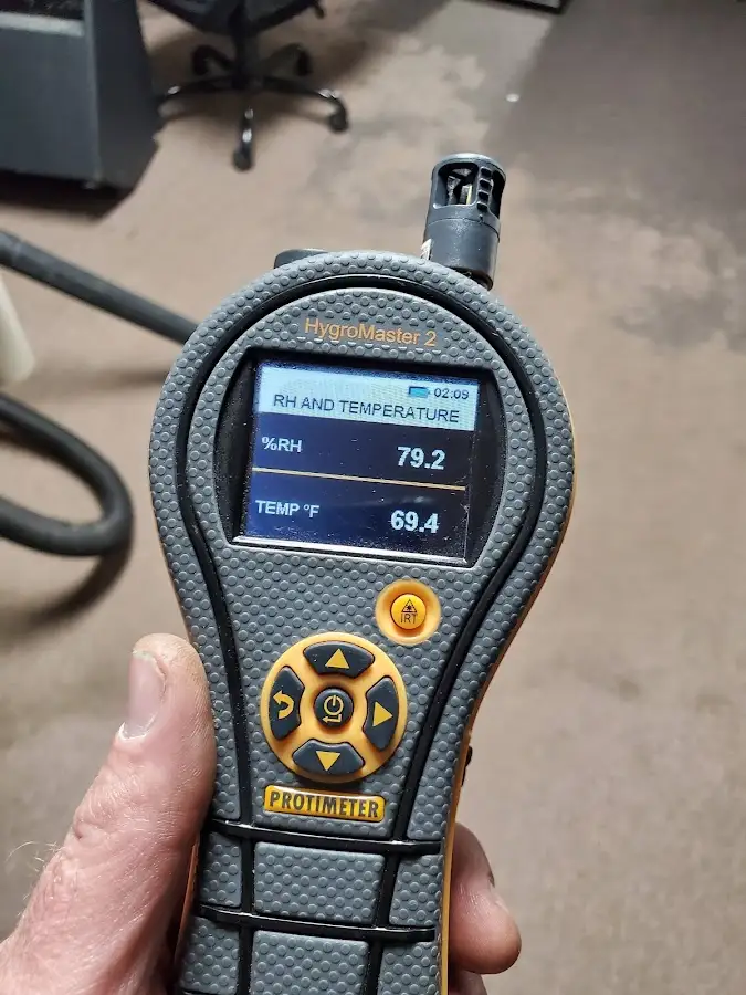 Moisture meter humidity assessment for Mold Remediation & Removal in Skaneateles