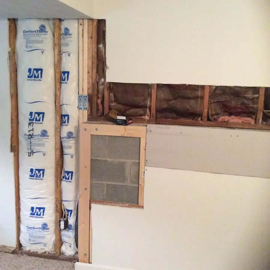 Wall insulation replacement during Structural Drying in Skaneateles